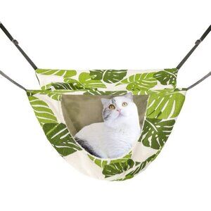 Cat Pet Cage Hammock Double Layer Hanging Bed Soft Indoor Bag for Kitten Puppy